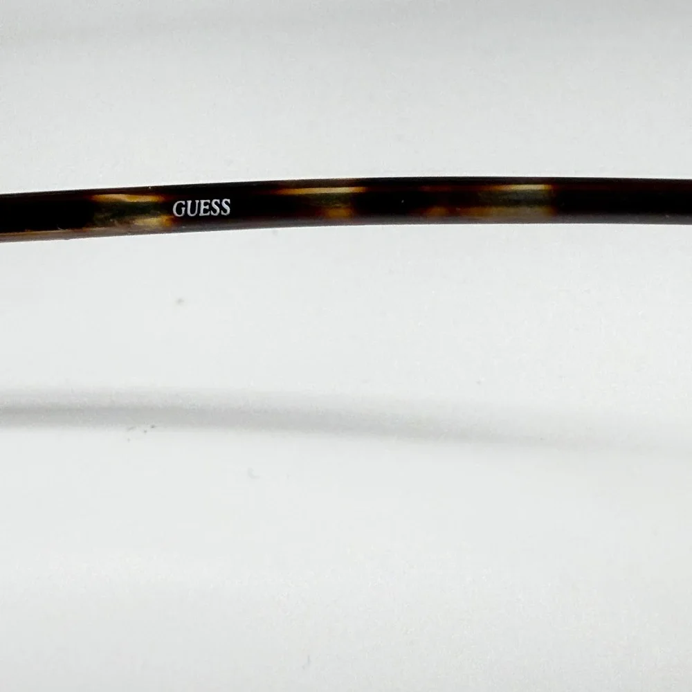 Guess‎ Margo GU830 DA 51-17-138 Tortoise Shell Round Sunglasses Brown Lens Mens